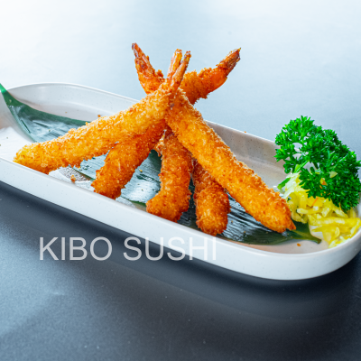Crevettes frites